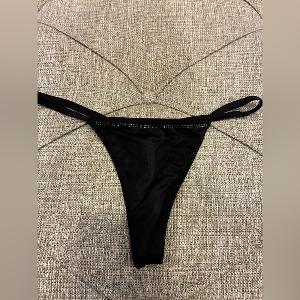 Victoria's Secret Black Bling Panties